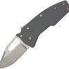 Demko Nano Shark AUS10A Folding Knife Gray GRN Handle Clip