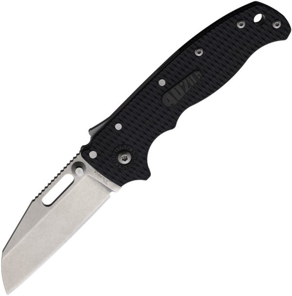 Demko AD 20.5 Shark-Lock Black Folding Knife AUS-10A Stainless