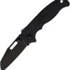 Demko AD 20.5 Shark-Lock 3" Black DLC AUS-10A Folding Knife