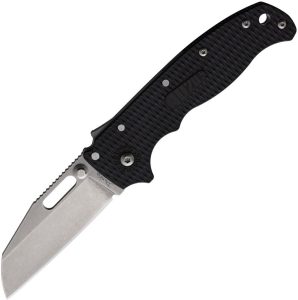 Demko AD 20.5 Shark-Lock Black D2 Folding Knife 3" Blade