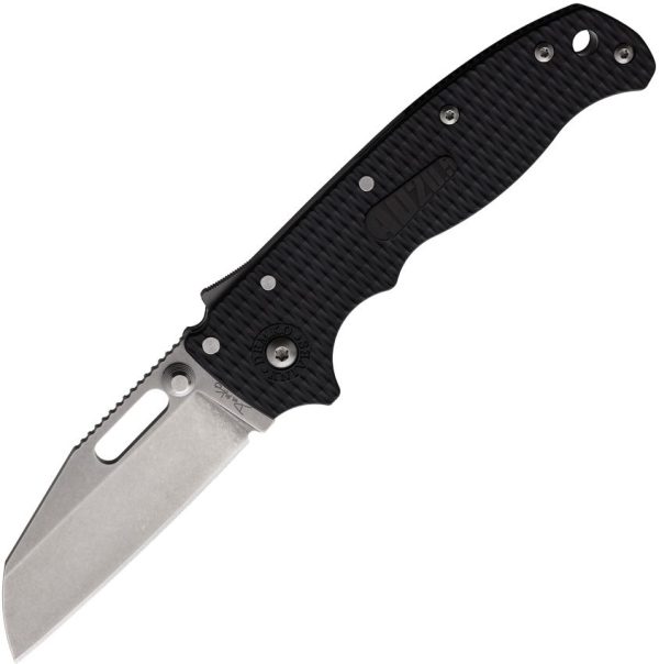 Demko AD 20.5 Shark-Lock Black D2 Folding Knife 3" Blade