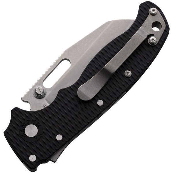 Demko AD 20.5 Shark-Lock Black D2 Folding Knife 3" Blade