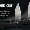 Demko Shark-Cub Clip Point Shark-Lock - Black