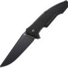 DOTS Gear Veloce Linerlock Black Folding Knife AUS-10A Blade
