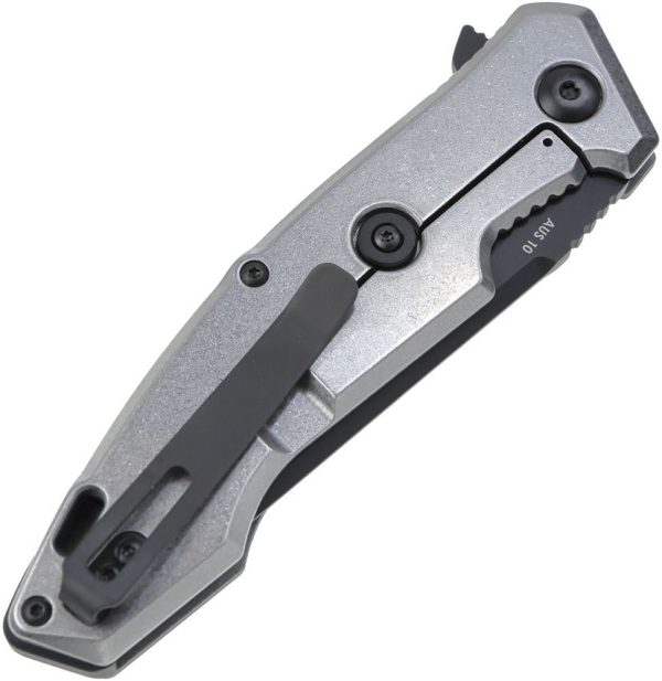 DOTS Gear Veloce Linerlock Black Folding Knife AUS-10A Blade