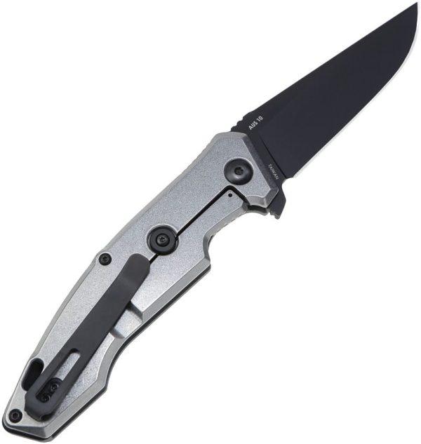 DOTS Gear Veloce Linerlock Black Folding Knife AUS-10A Blade