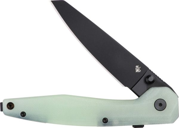 DOTS Gear Legend Race Lock Folding Knife VG-10 Jade G10