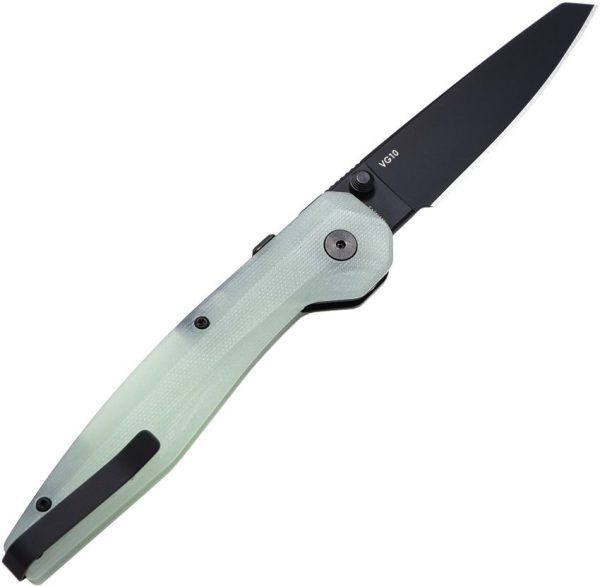 DOTS Gear Legend Race Lock Folding Knife VG-10 Jade G10