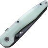 DOTS Gear Legend Race Lock Folding Knife VG-10 Jade G10