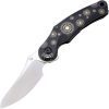 DOTS Gear Grebe Framelock CPM-20CV Black Titanium Folding Knife