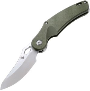 DOTS Gear Xpoise Race Lock Folding Knife VG-10 Green Titanium