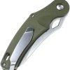 DOTS Gear Xpoise Race Lock Folding Knife VG-10 Green Titanium