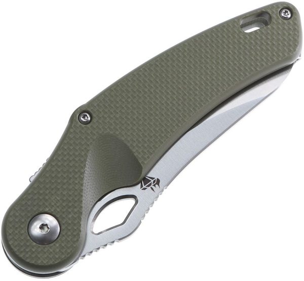 DOTS Gear Xpoise Race Lock Folding Knife VG-10 Green Titanium