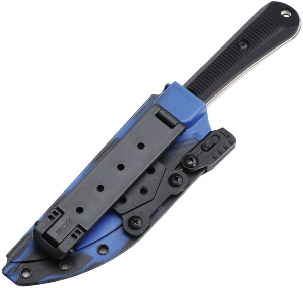 DOTS Gear Survival Crafter Fixed Blade K110 Steel Black G10