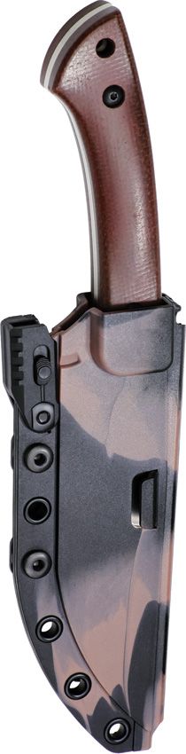DOTS Gear Field Crafter Fixed Blade K110 Tool Steel Brown Micarta