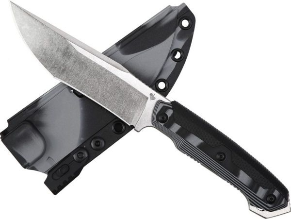 DOTS Gear Nova II Fixed Blade K110 Steel Black G10 EDC Knife