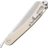 Daggerr Boris Britva Linerlock White G10 Folding Knife VG-10
