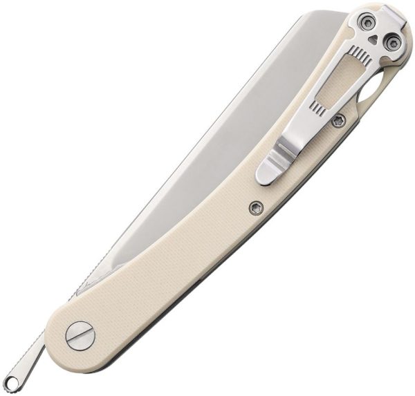 Daggerr Boris Britva Linerlock White G10 Folding Knife VG-10
