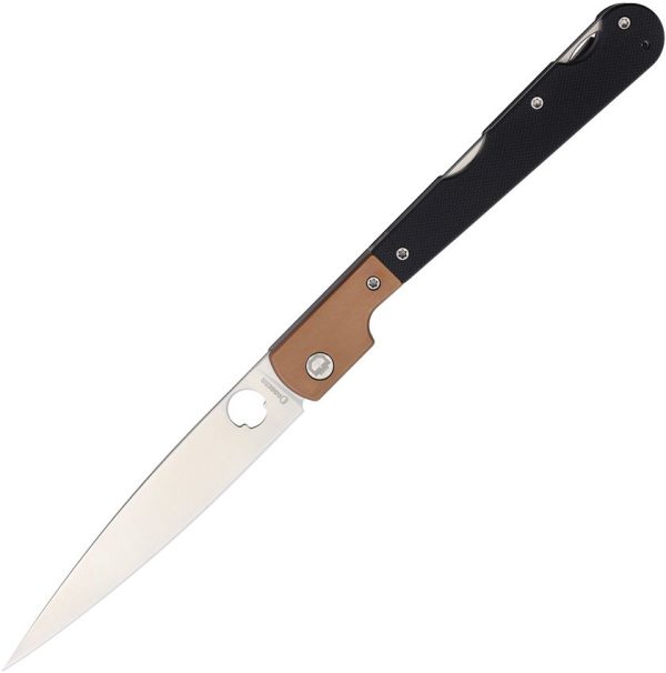 Daggerr Corso Lockback VG-10 Spear - Black G10/Copper