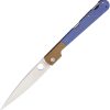 Daggerr Corso Lockback VG-10 Spear - Blue Micarta