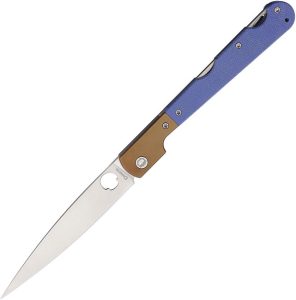 Daggerr Corso Lockback VG-10 Spear - Blue Micarta