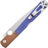 Daggerr Corso Lockback VG-10 Spear - Blue Micarta