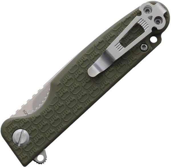 Daggerr Dopey Linerlock OD Green Satin