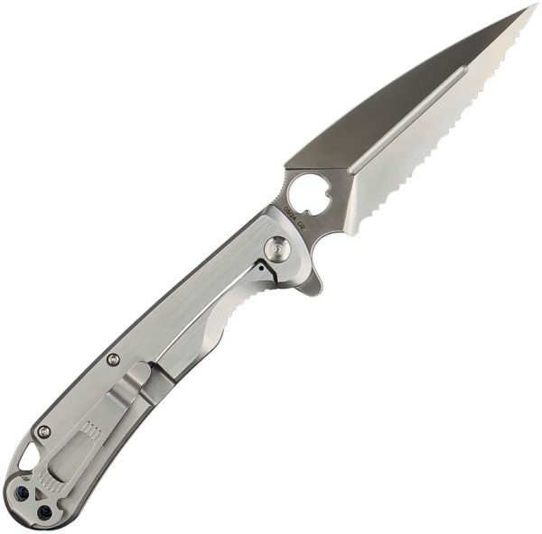 Daggerr Arrow Framelock Serrated D2 Steel Folding Knife