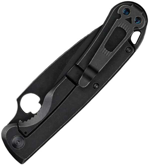 Daggerr Zhalo Framelock Black D2 Steel Folding Knife