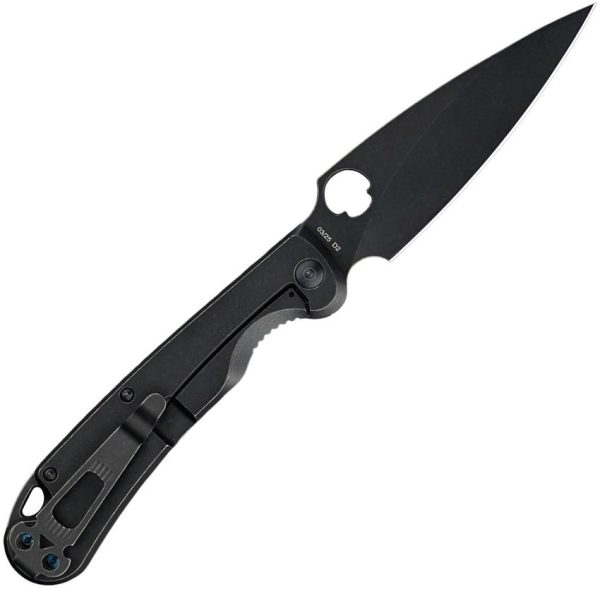 Daggerr Zhalo Framelock Black D2 Steel Folding Knife