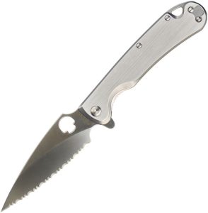 Daggerr Zhalo Framelock Serrated D2 Steel Folding Knife