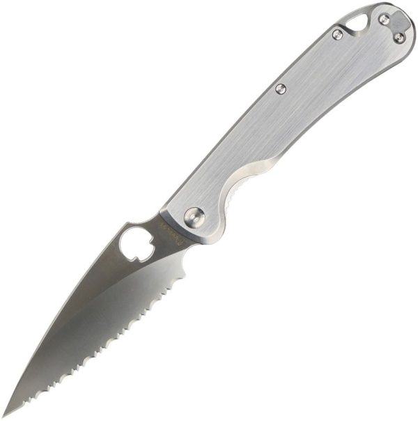 Daggerr Zhalo Framelock Serrated D2 Folding Knife Stainless