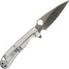Daggerr Zhalo Framelock Serrated D2 Steel Folding Knife