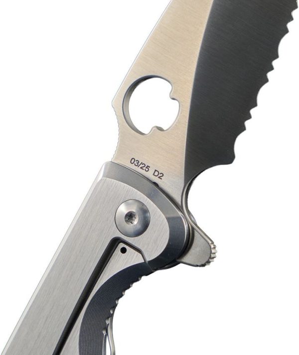 Daggerr Zhalo Framelock Serrated D2 Steel Folding Knife