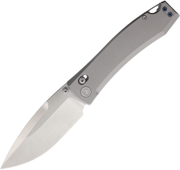 Daggerr Nightmare Crossbar Lock MagnaCut Folding Knife Gray Titanium