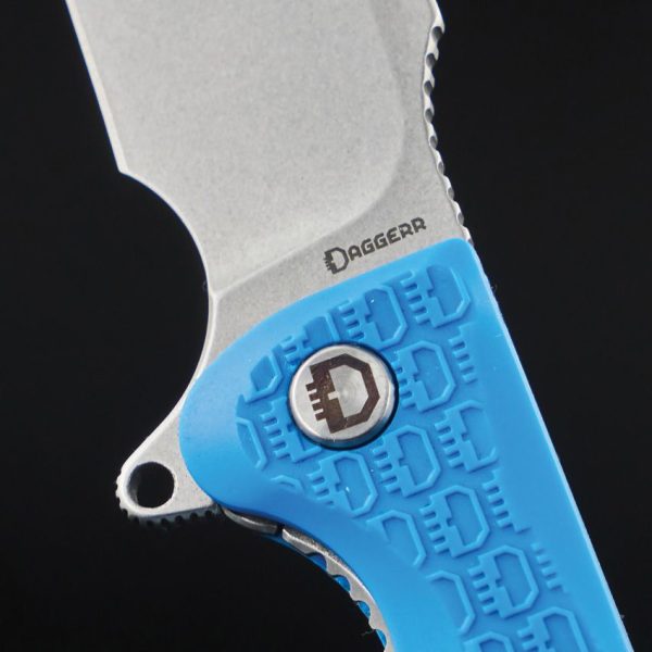 Daggerr Fielder Linerlock Blue FRN Stonewash