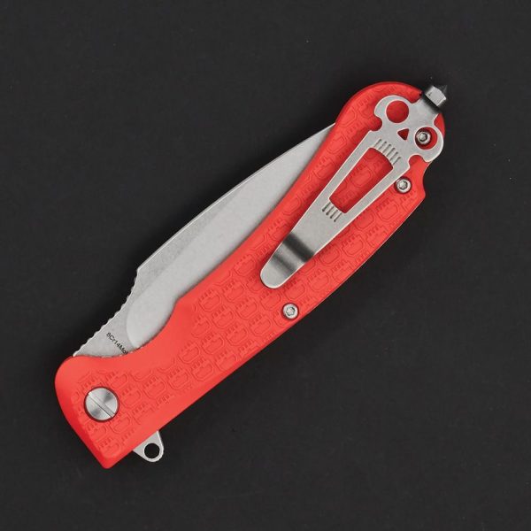 Daggerr Fielder Linerlock Orange FRN Stonewash