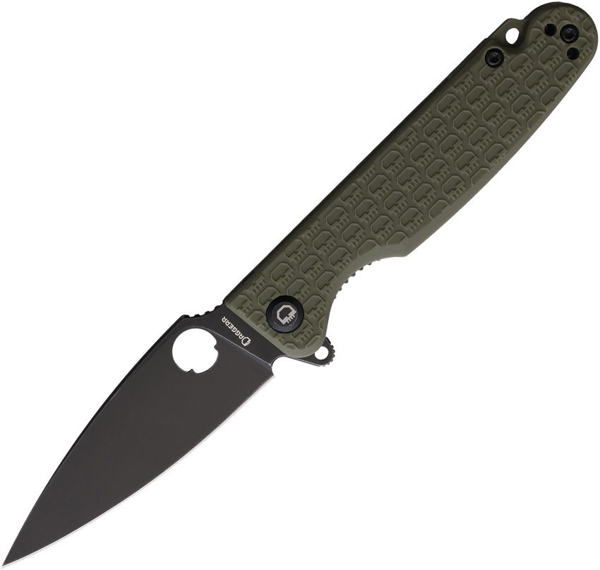Daggerr Florin Linerlock Folding Knife OD Green 2.88" Blade
