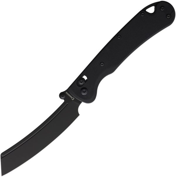 Daggerr Behemoth Slim Crossbar Lock Folding Knife VG-10 Black