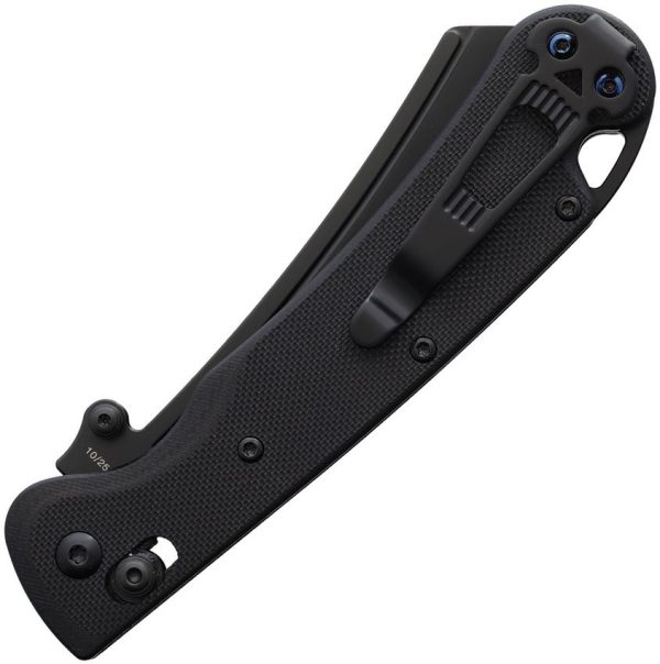 Daggerr Behemoth Slim Crossbar Lock Folding Knife VG-10 Black