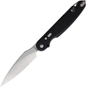 Daggerr Knives Parrot Button Lock Black G10