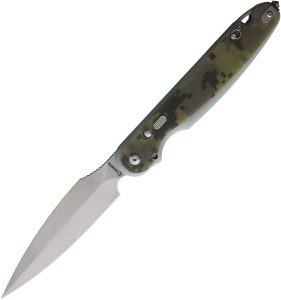 Daggerr Knives Nestor Button Lock Camo G10
