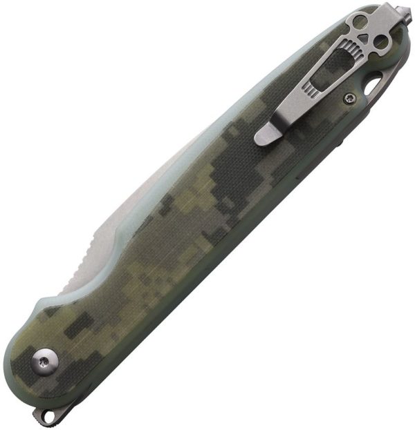 Daggerr Knives Nestor Button Lock Camo G10