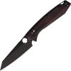 Daggerr Alligator Crossbar Lock Black Folding Knife MagnaCut