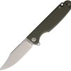 Daggerr Leprechaun Linerlock OD - Stonewash 8Cr14MoV