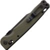 Daggerr Pike Crossbar Lock OD Green - Stonewash Blade