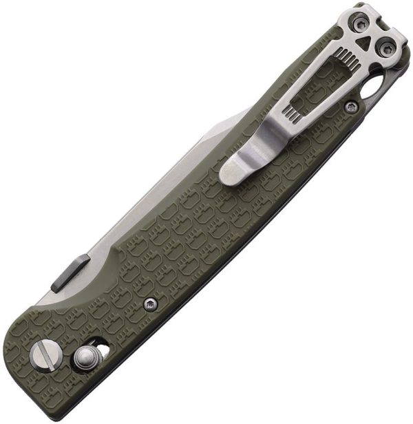 Daggerr Pike Crossbar Lock OD - Stonewash 8Cr14MoV