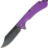 Daggerr Powie Linerlock Purple ABS Knife