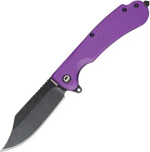 Daggerr Powie Linerlock Purple ABS Knife