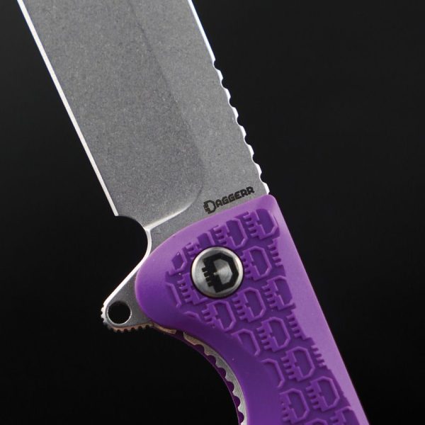 Daggerr Powie Linerlock Purple Stonewash